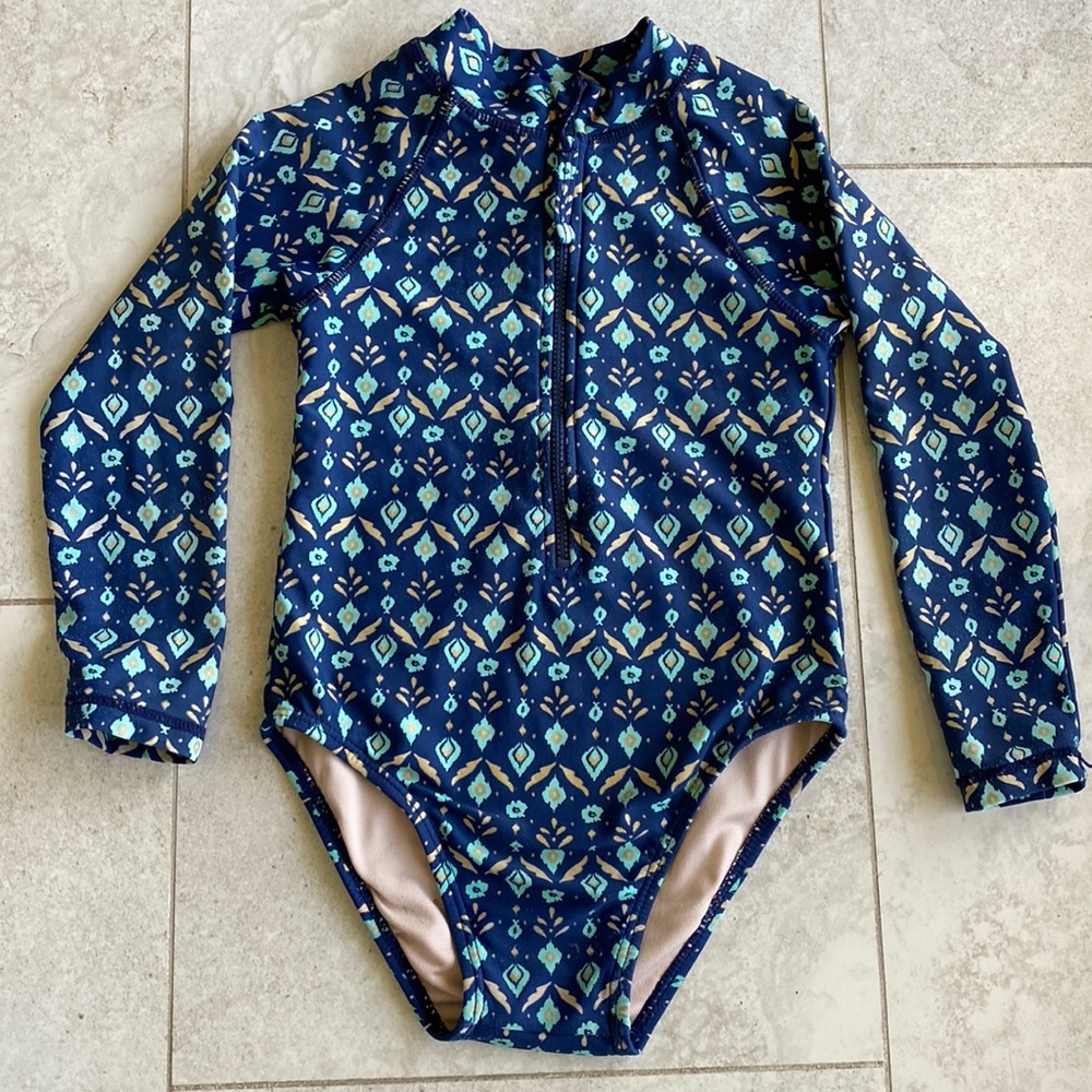 Egg one piece long sleeve bathing suit